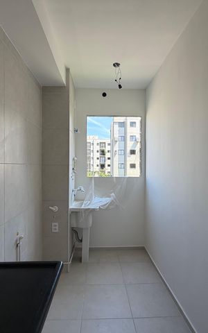 Apartamento à venda com 46m², 2 quartos e 1 vaga Apartamento à venda com 46m², 2 quartos e 1 vagaÁrea de serviço