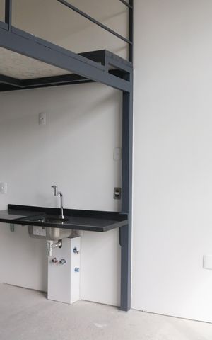 Studio à venda com 48m², 1 quarto e 1 vagaSala e Cozinha Integrada