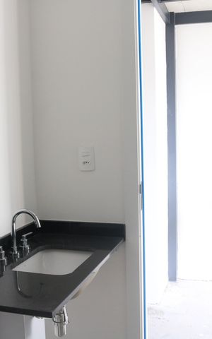 Studio à venda com 48m², 1 quarto e 1 vagaBanheiro