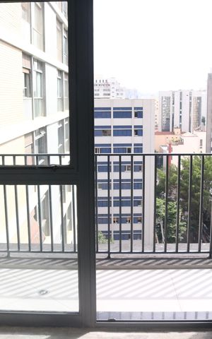 Studio à venda com 48m², 1 quarto e 1 vagaVaranda