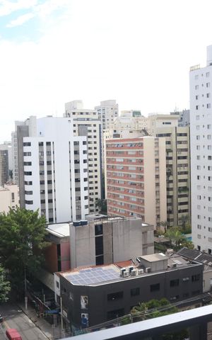 Studio à venda com 48m², 1 quarto e 1 vagaVaranda