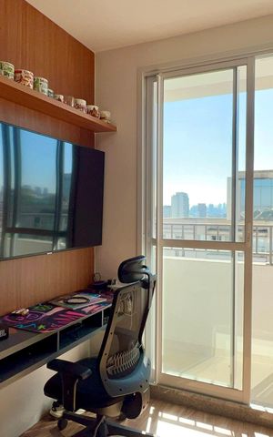 Studio à venda com 27m², 1 quarto e sem vaga Studio à venda com 27m², 1 quarto e sem vagaSala