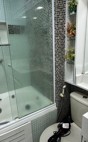 Apartamento para alugar com 84m², 3 quartos e 1 vaga Apartamento para alugar com 84m², 3 quartos e 1 vagaBanheiro do Quarto 1
