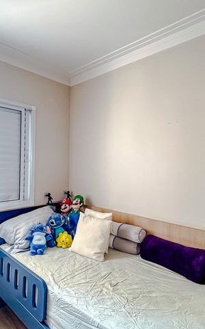 Apartamento à venda com 103m², 3 quartos e 2 vagasQuarto 2