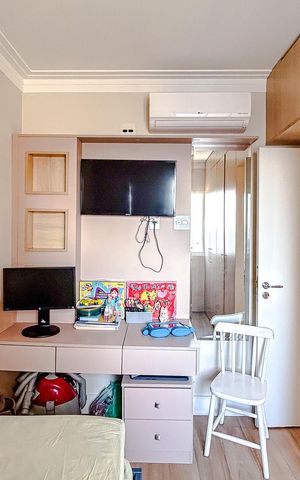 Apartamento à venda com 103m², 3 quartos e 2 vagasQuarto 2