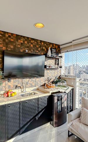 Apartamento à venda com 103m², 3 quartos e 2 vagasVaranda