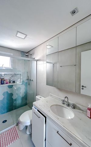 Apartamento à venda com 103m², 3 quartos e 2 vagasBanheiro