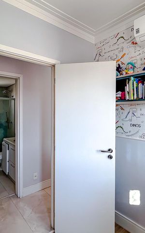 Apartamento à venda com 103m², 3 quartos e 2 vagasQuarto 3