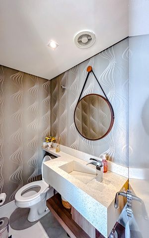 Apartamento à venda com 103m², 3 quartos e 2 vagasLavabo