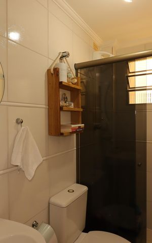 Apartamento à venda com 57m², 2 quartos e 1 vagaBanheiro Social