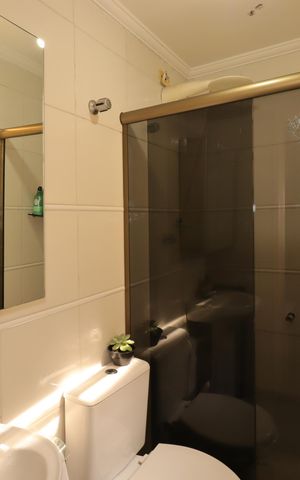 Apartamento à venda com 57m², 2 quartos e 1 vagaBanheiro da Suíte