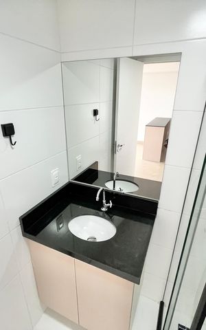 Apartamento para alugar com 30m², 1 quarto e sem vaga Apartamento para alugar com 30m², 1 quarto e sem vagaBanheiro