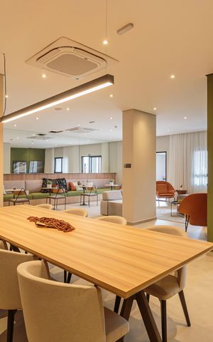 Studio à venda com 27m², 1 quarto e sem vagaÁrea comum - Salão de festas