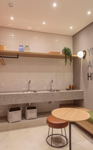 Studio à venda com 27m², 1 quarto e sem vagaLavanderia