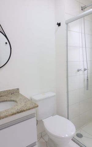 Apartamento para alugar com 74m², 3 quartos e 2 vagasBanheiro da Suíte 1