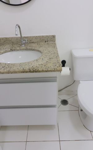 Apartamento para alugar com 74m², 3 quartos e 2 vagasBanheiro da Suíte 1