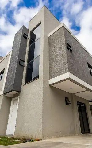 Casa de condomínio à venda com 109m², 3 quartos e 1 vaga Casa de condomínio à venda com 109m², 3 quartos e 1 vagaFachada