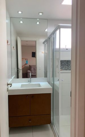 Apartamento à venda com 67m², 2 quartos e 1 vagaBanheiro