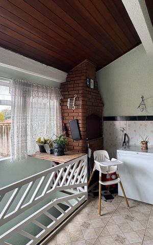 Casa à venda com 125m², 2 quartos e 2 vagas Casa à venda com 125m², 2 quartos e 2 vagasÁrea - Churrasqueira