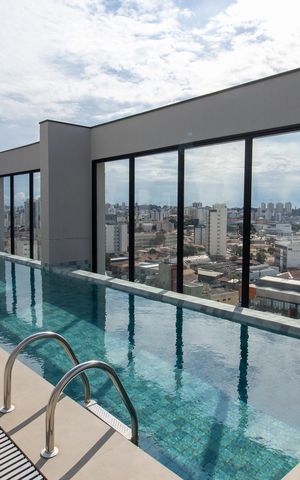 Apartamento à venda com 45m², 1 quarto e 1 vaga
