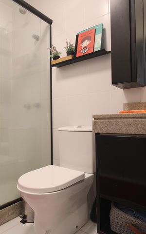 Apartamento à venda com 117m², 3 quartos e 2 vagasBanheiro social