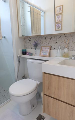 Apartamento à venda com 60m², 2 quartos e 1 vagaBanheiro da Suíte