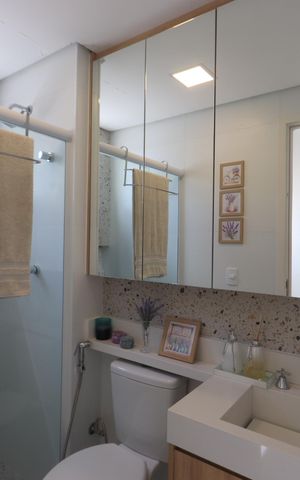 Apartamento à venda com 60m², 2 quartos e 1 vagaBanheiro da Suíte