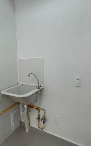 Apartamento para alugar com 36m², 2 quartos e sem vaga Apartamento para alugar com 36m², 2 quartos e sem vagaCozinha e Área de Serviço