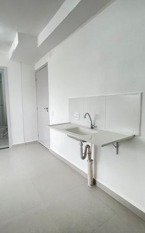 Apartamento para alugar com 36m², 2 quartos e sem vaga Apartamento para alugar com 36m², 2 quartos e sem vagaCozinha e Área de Serviço