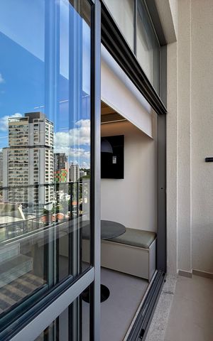 Studio para alugar com 22m², 0 quarto e sem vaga Studio para alugar com 22m², 0 quarto e sem vagaSacada