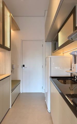Studio para alugar com 22m², 0 quarto e sem vaga Studio para alugar com 22m², 0 quarto e sem vagaCozinha