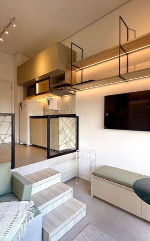 Studio para alugar com 22m², 0 quarto e sem vaga Studio para alugar com 22m², 0 quarto e sem vagaSala/Quarto