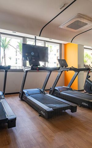 Apartamento para alugar com 28m², 1 quarto e sem vaga Apartamento para alugar com 28m², 1 quarto e sem vagaAcademia