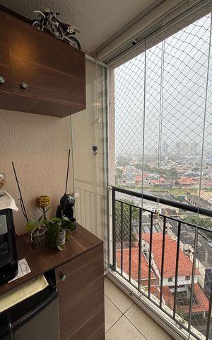 Apartamento à venda com 49m², 2 quartos e 1 vagaSala - Sala de Jantar Varanda