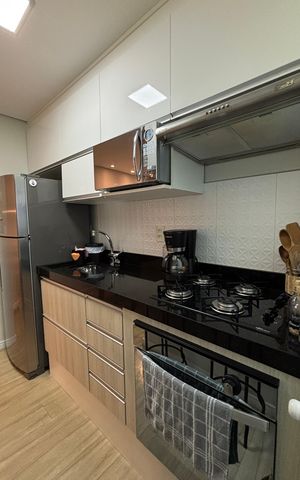 Apartamento à venda com 49m², 2 quartos e 1 vagaCozinha