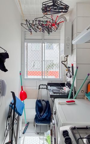 Apartamento à venda com 35m², 2 quartos e sem vagaCozinha e Área de Serviço