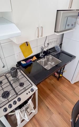 Apartamento à venda com 35m², 2 quartos e sem vagaCozinha e Área de Serviço