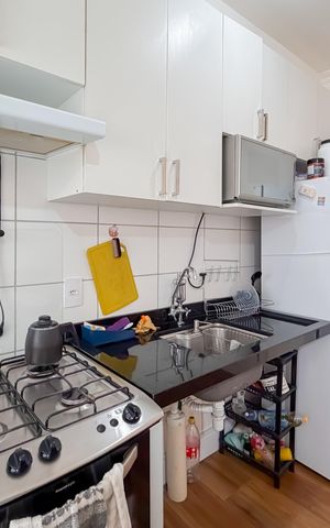 Apartamento à venda com 35m², 2 quartos e sem vagaCozinha e Área de Serviço
