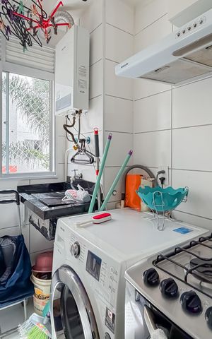 Apartamento à venda com 35m², 2 quartos e sem vagaCozinha e Área de Serviço