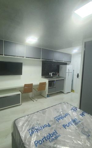 Studio à venda com 21m², 1 quarto e sem vaga