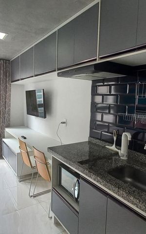 Studio à venda com 21m², 1 quarto e sem vaga