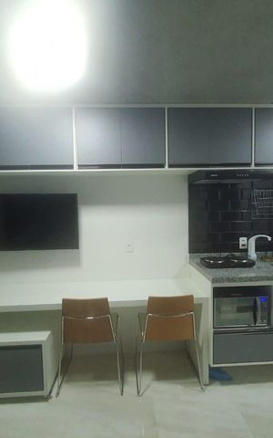 Studio à venda com 21m², 1 quarto e sem vaga