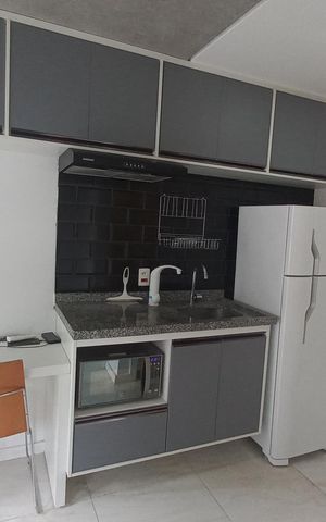 Studio à venda com 21m², 1 quarto e sem vaga