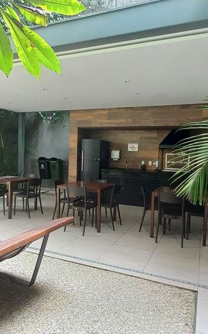 Studio à venda com 21m², 1 quarto e sem vaga