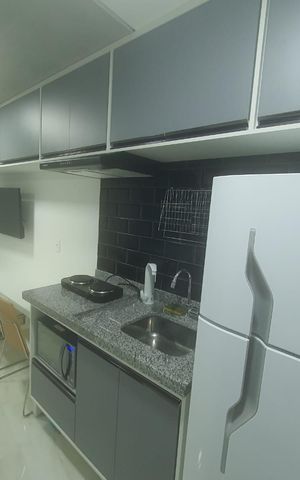 Studio à venda com 21m², 1 quarto e sem vaga