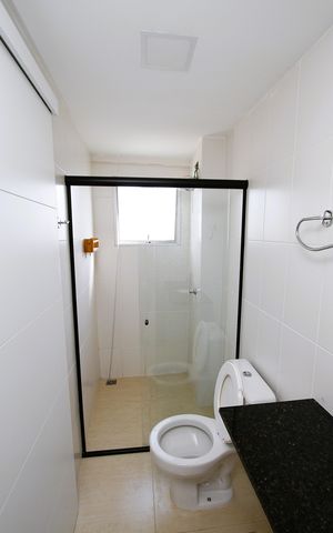 Apartamento para alugar com 104m², 2 quartos e 2 vagasBanheiro da Suíte