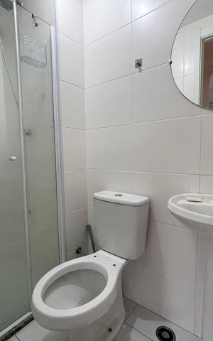 Apartamento à venda com 35m², 2 quartos e sem vaga Apartamento à venda com 35m², 2 quartos e sem vagaBanheiro
