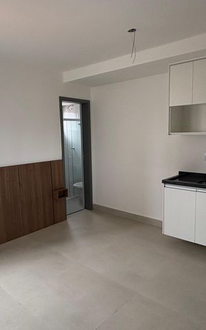 Apartamento à venda com 23m², 1 quarto e sem vaga Apartamento à venda com 23m², 1 quarto e sem vagaQuarto - Cozinha