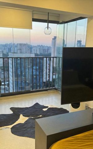 Apartamento à venda com 25m², 1 quarto e sem vaga Apartamento à venda com 25m², 1 quarto e sem vagaSala / Quarto