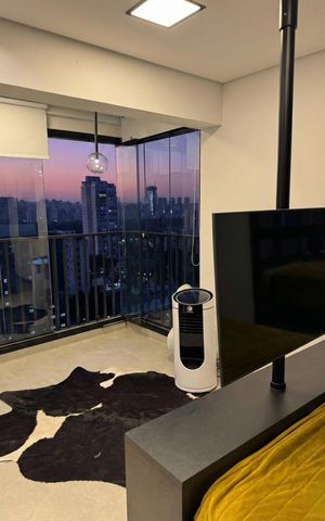 Apartamento à venda com 25m², 1 quarto e sem vaga Apartamento à venda com 25m², 1 quarto e sem vagaSala / Quarto